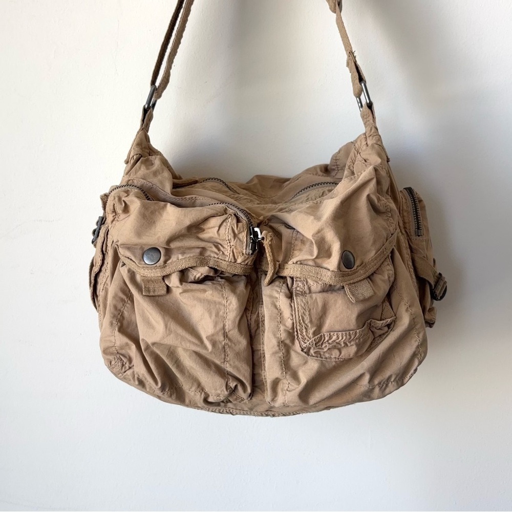 Ralph Lauren Rugby Cargo Pocket Crossbody Bag Utility Tactical Safari Y2K Rare